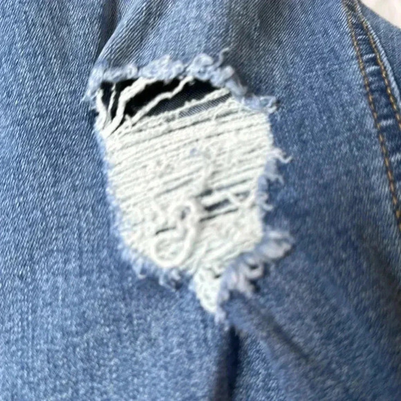 Kut From The Kloth Connie Jeans High Rise Fab Ab Crop size 12 distressed - Picture 5 of 7